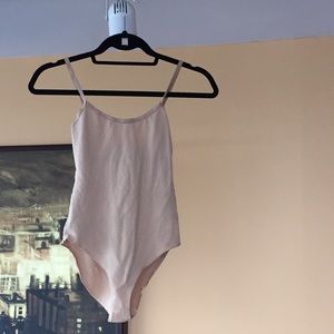 AMERICAN APPAREL COTTON NUDE LEOTARD 👌🏼